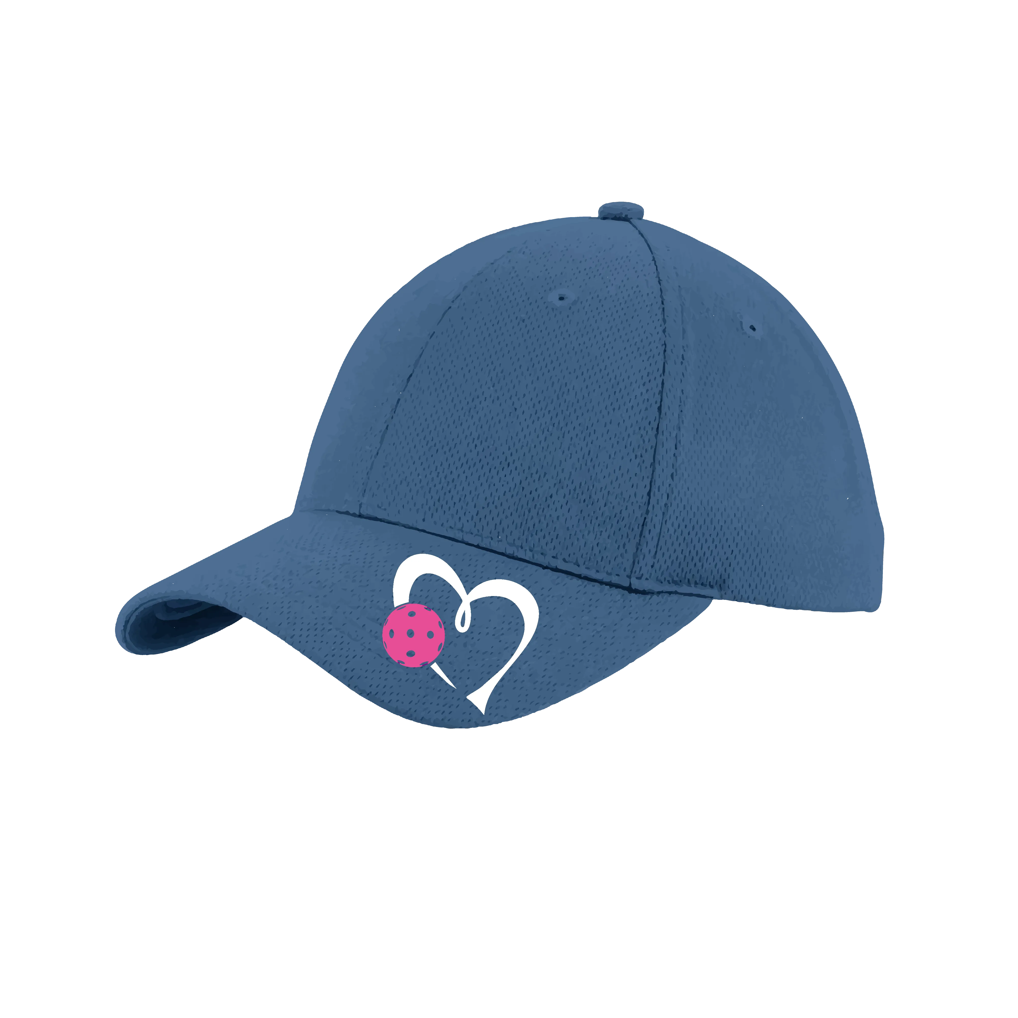 Love Pickleball (Pink) Customizable | Pickleball Hat | Moisture-Wicking 100% Polyester