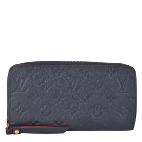 M62121 Marine Rouge Monogram Empreinte Zippy Wallet