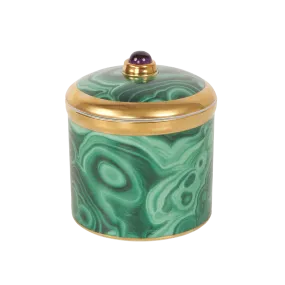 Malachite Candle