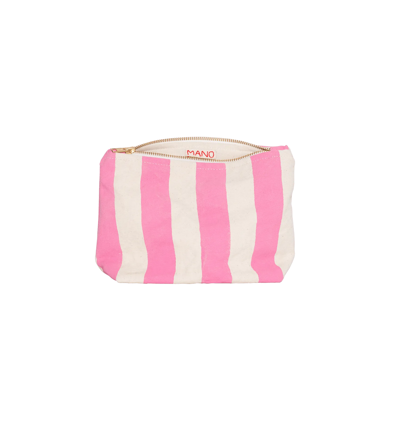 Mano Mano Pink/White Large Pouch