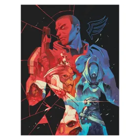 Mass Effect - Limited Edition Shepard Legendary Art Print SIGNED