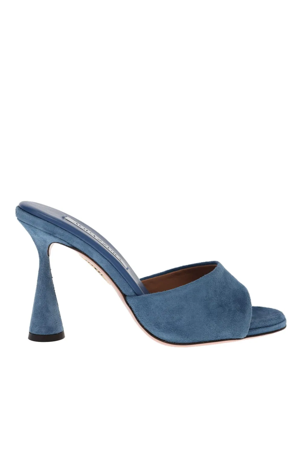 Max Denim Blue Suede Mule