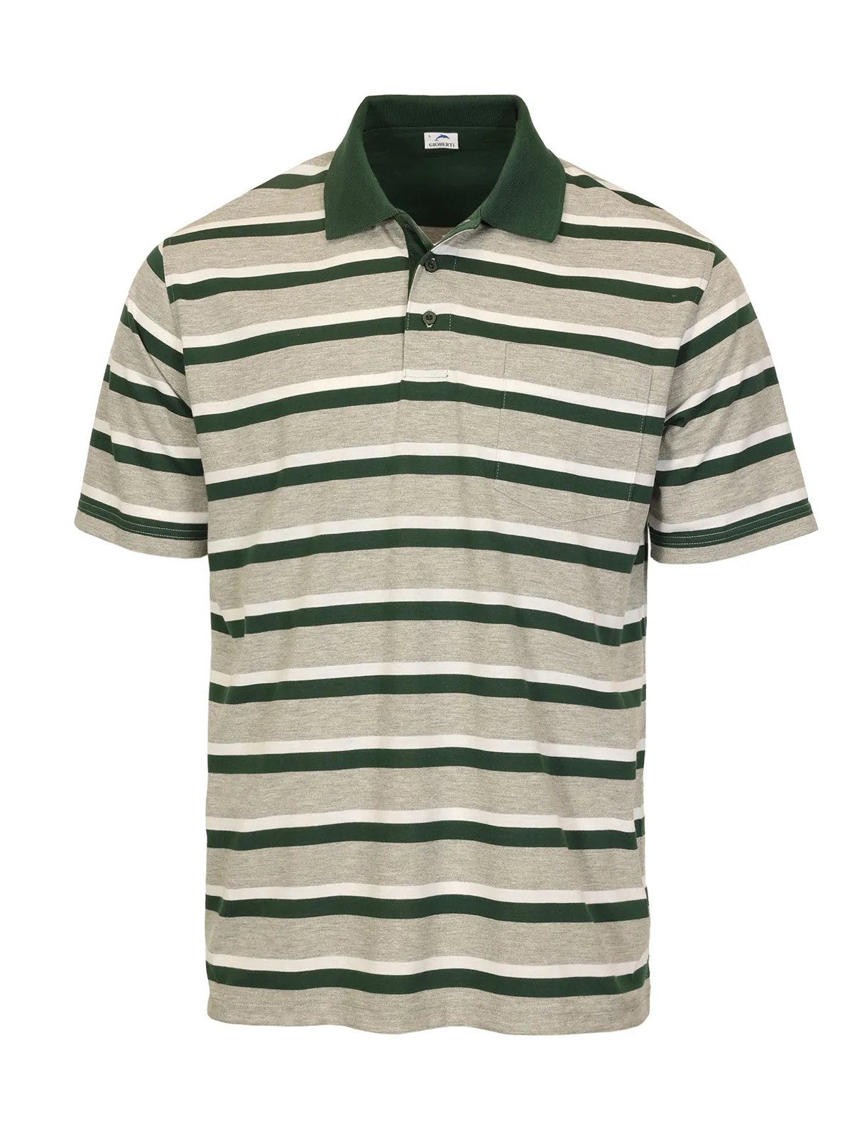 Men's Striped Polo Shirt