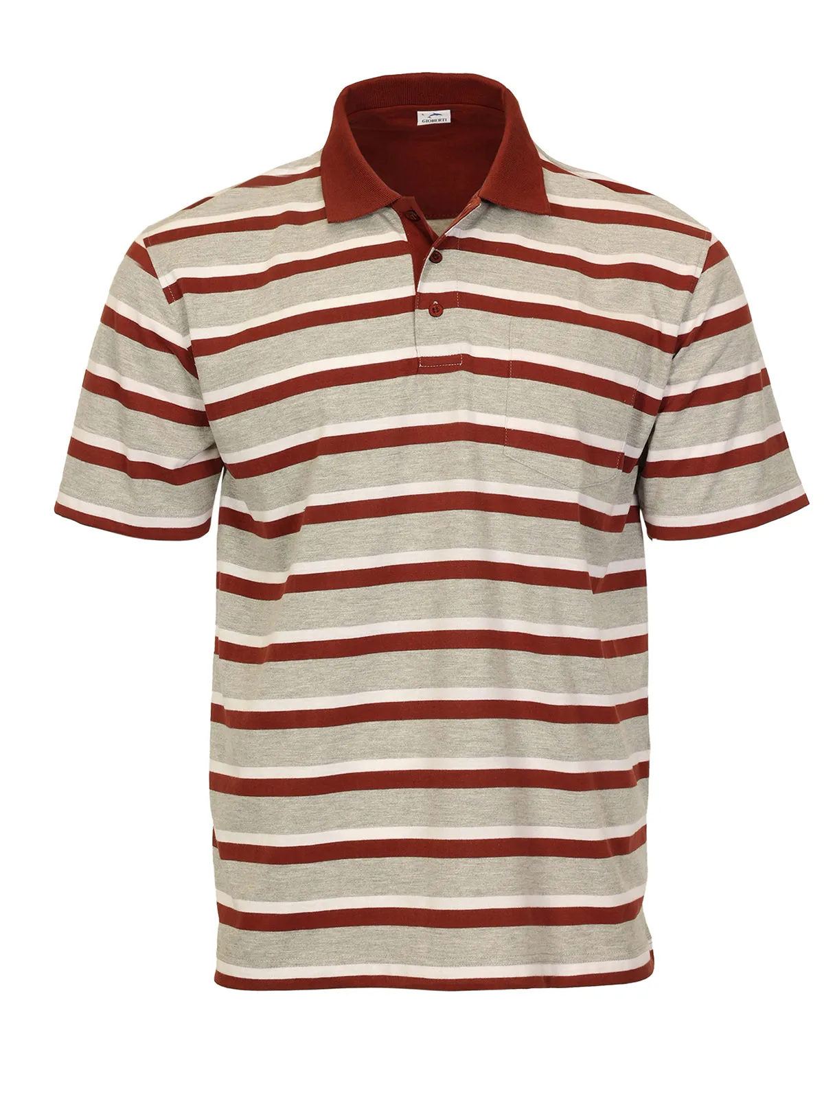 Men's Striped Polo Shirt