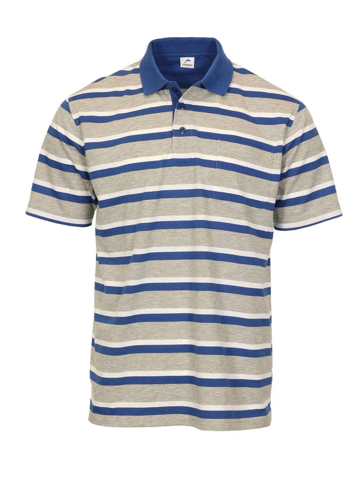 Men's Striped Polo Shirt