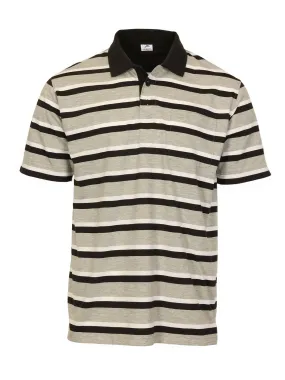 Men's Striped Polo Shirt