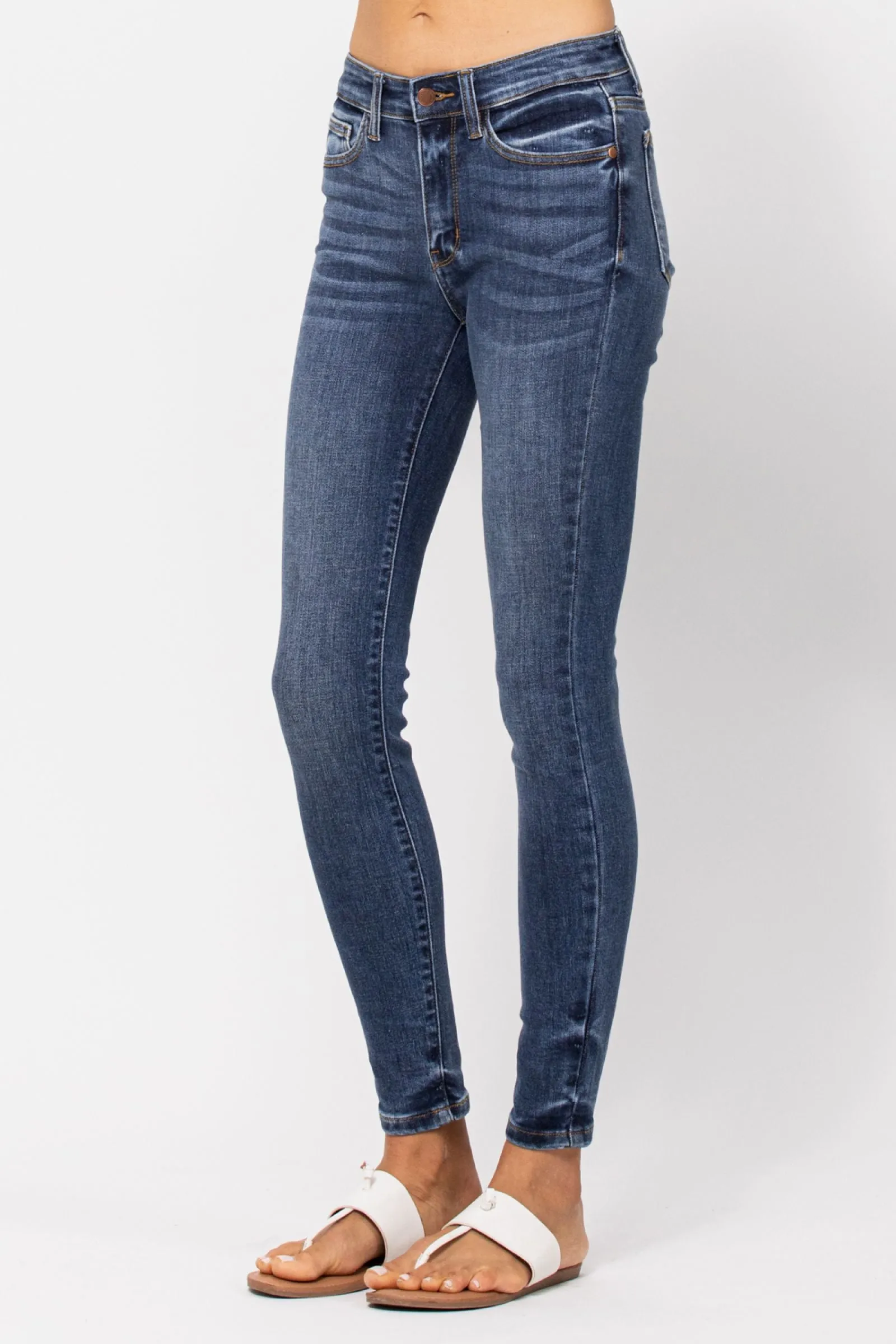 Mid-Rise Skinny Jeans