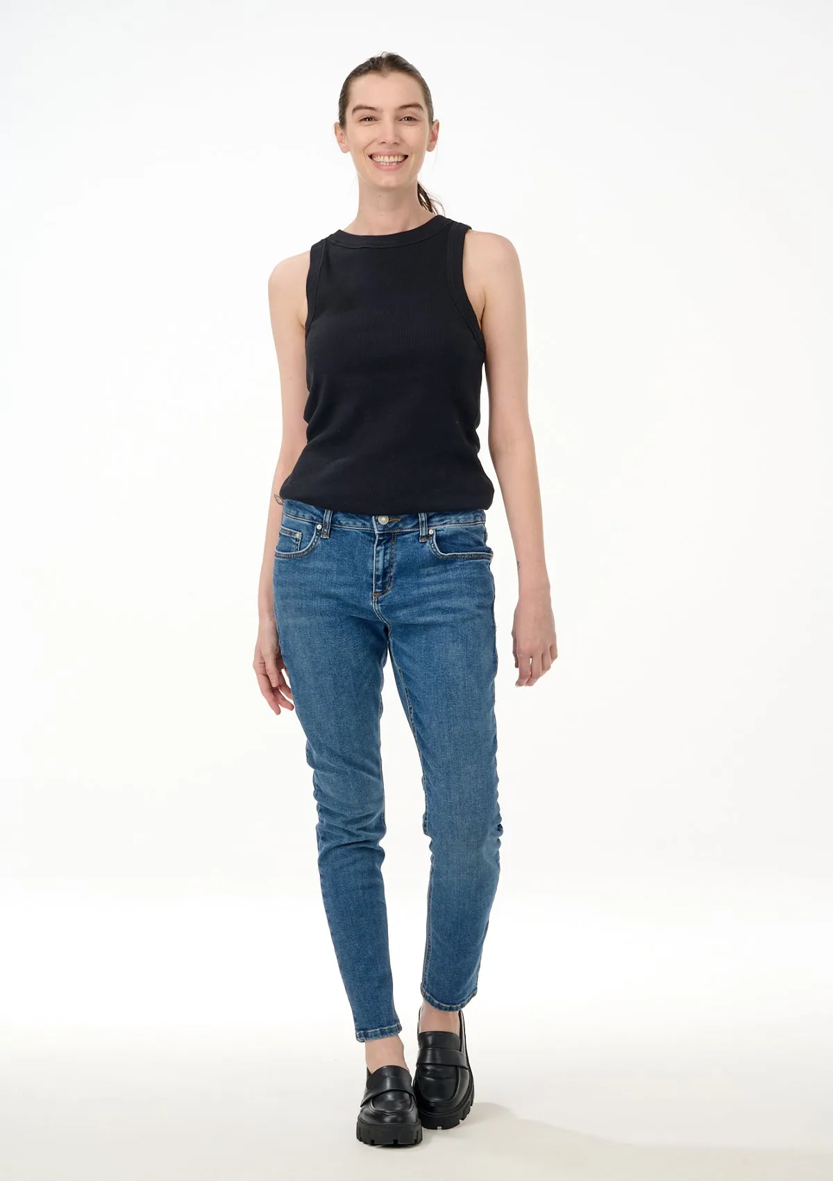 Mika Blue Echo Boyfriend Jean