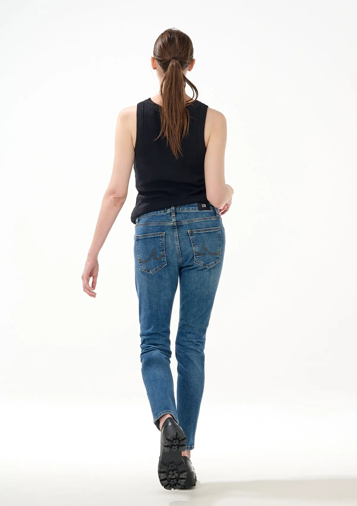 Mika Blue Echo Boyfriend Jean