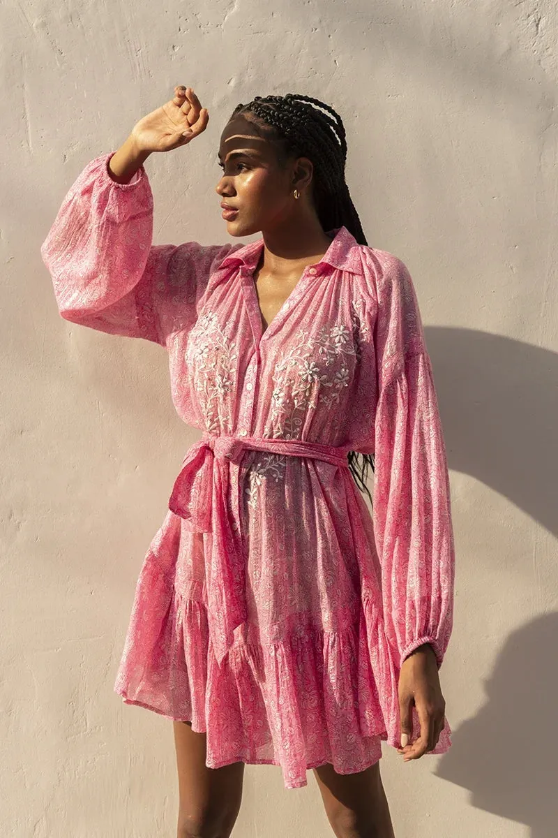 Miss June Pia Dress - Pink