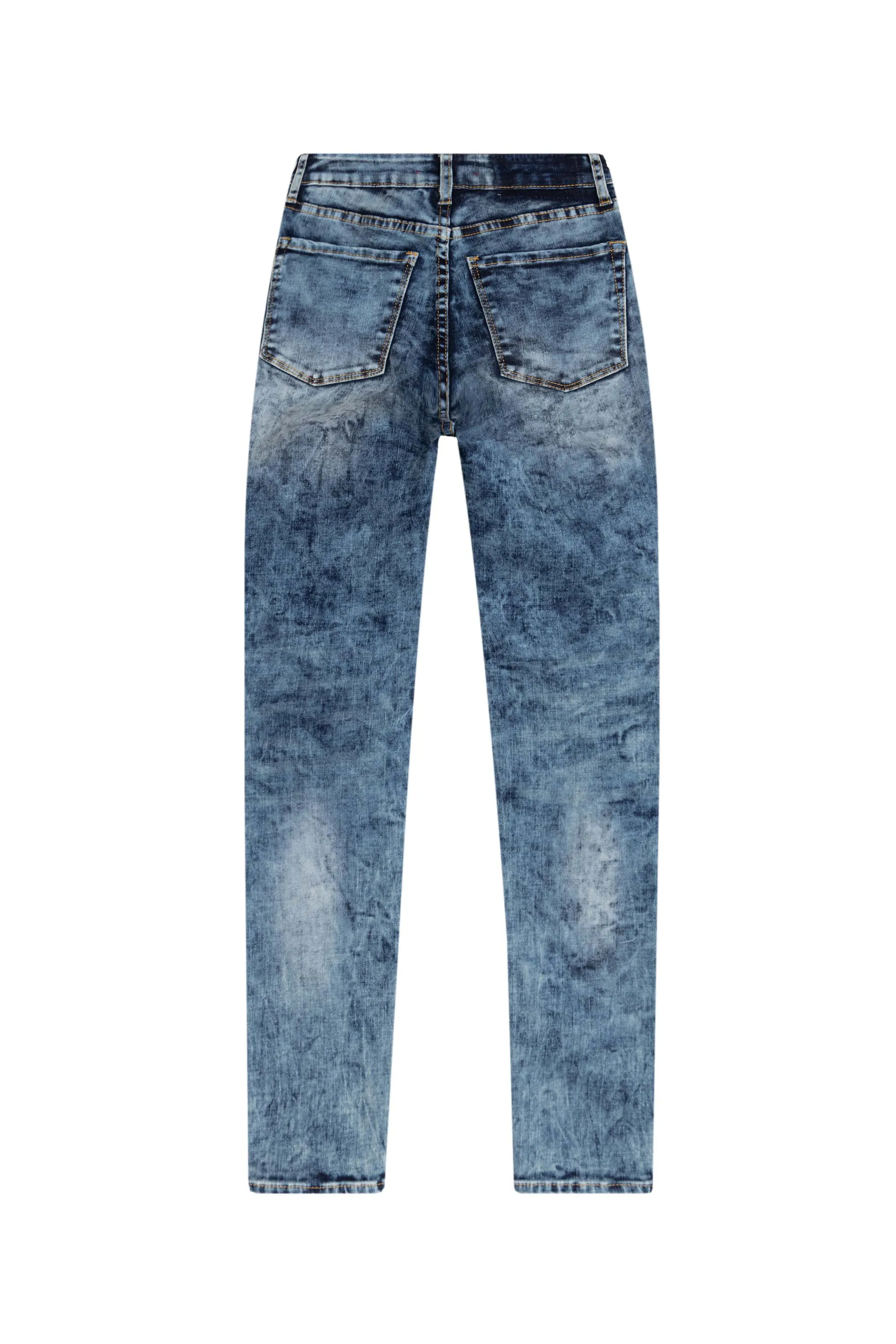 Moto Basic Denim Pants - Fairfax Blue