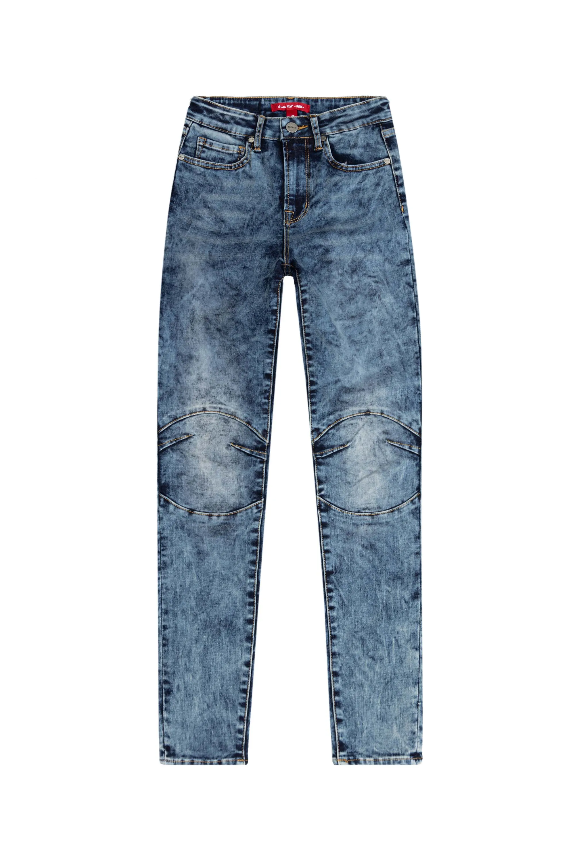 Moto Basic Denim Pants - Fairfax Blue