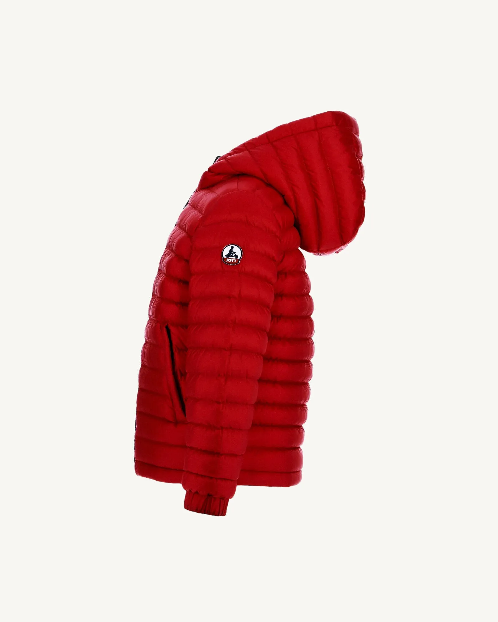 Navy/Red Zurich kid's reversible puffer jacket