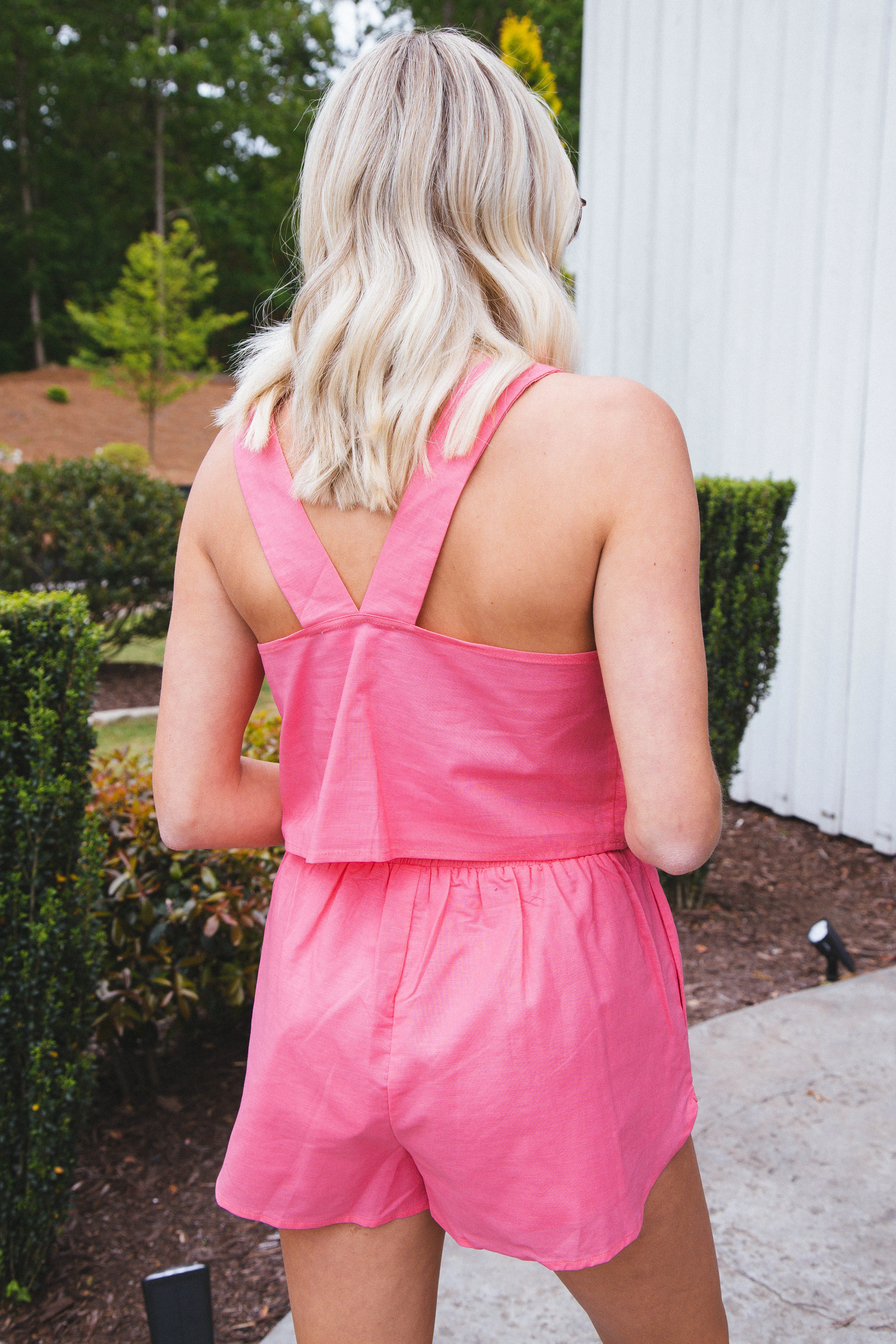 Nova Linen Shorts, Pink Lemonade | Buddy Love