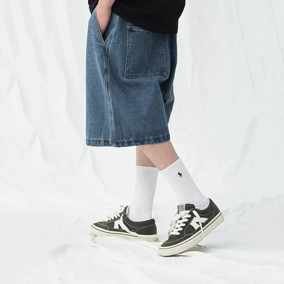 Oversized Knee Length Jorts