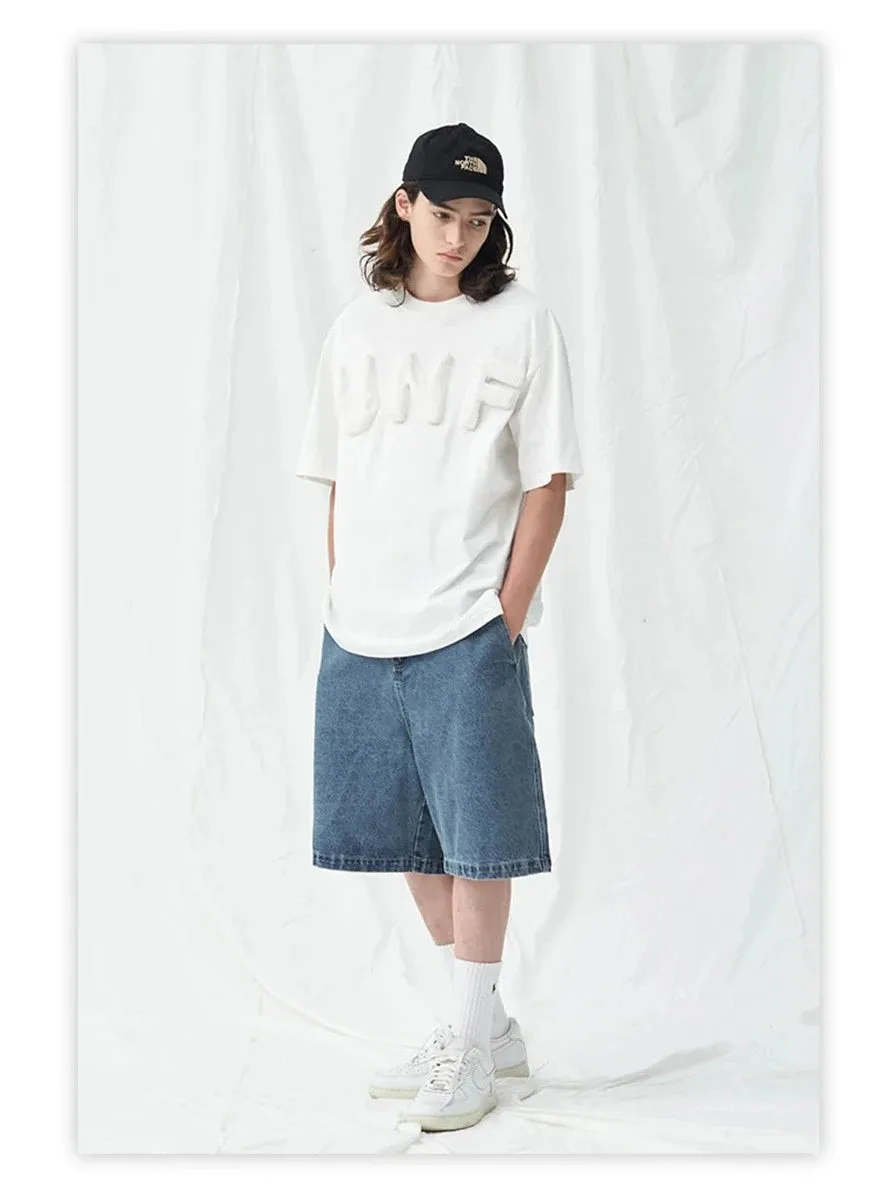 Oversized Knee Length Jorts