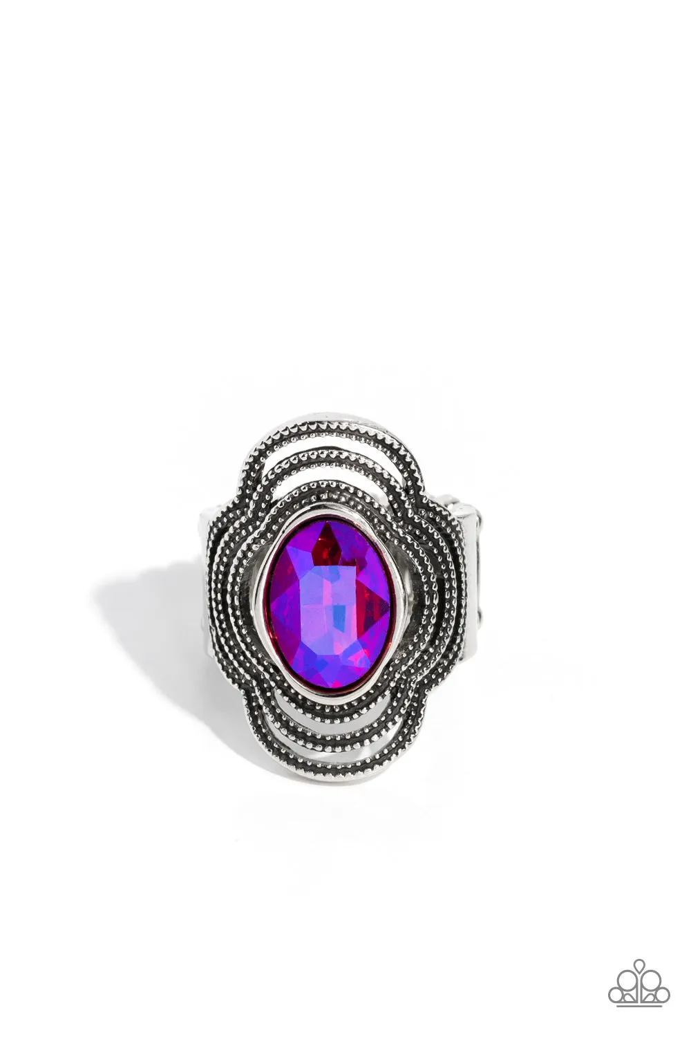 Paparazzi Entrancing Edge Pink Ring