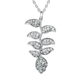 Pavé Heliconia Pendant