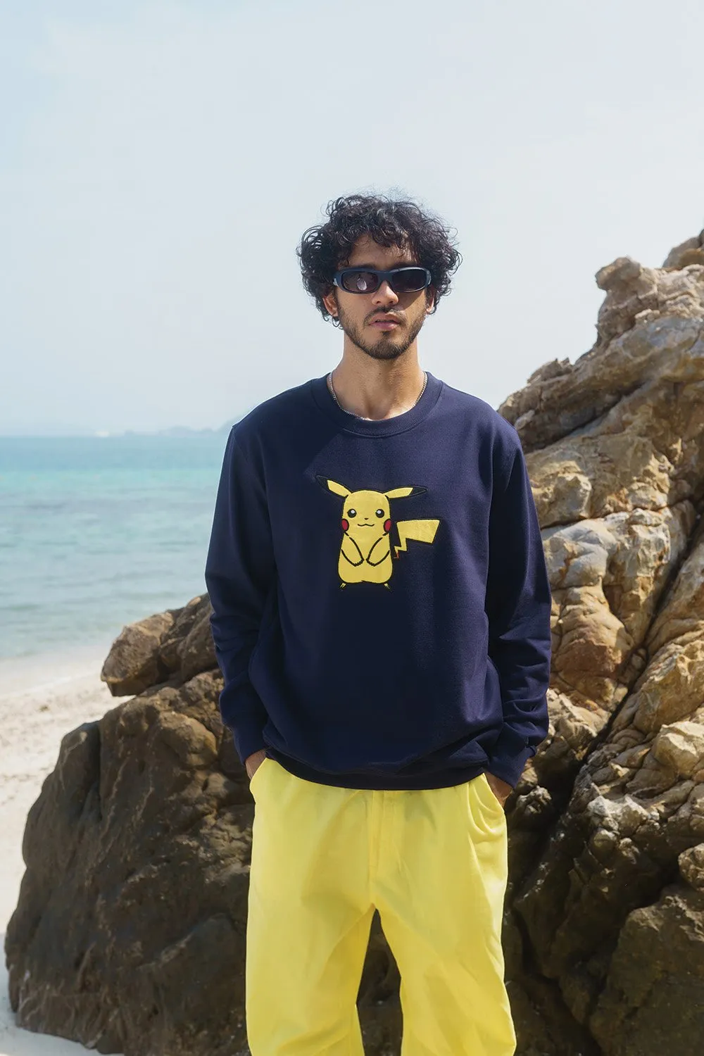 Pika Pika Navy Blue Sweatshirt