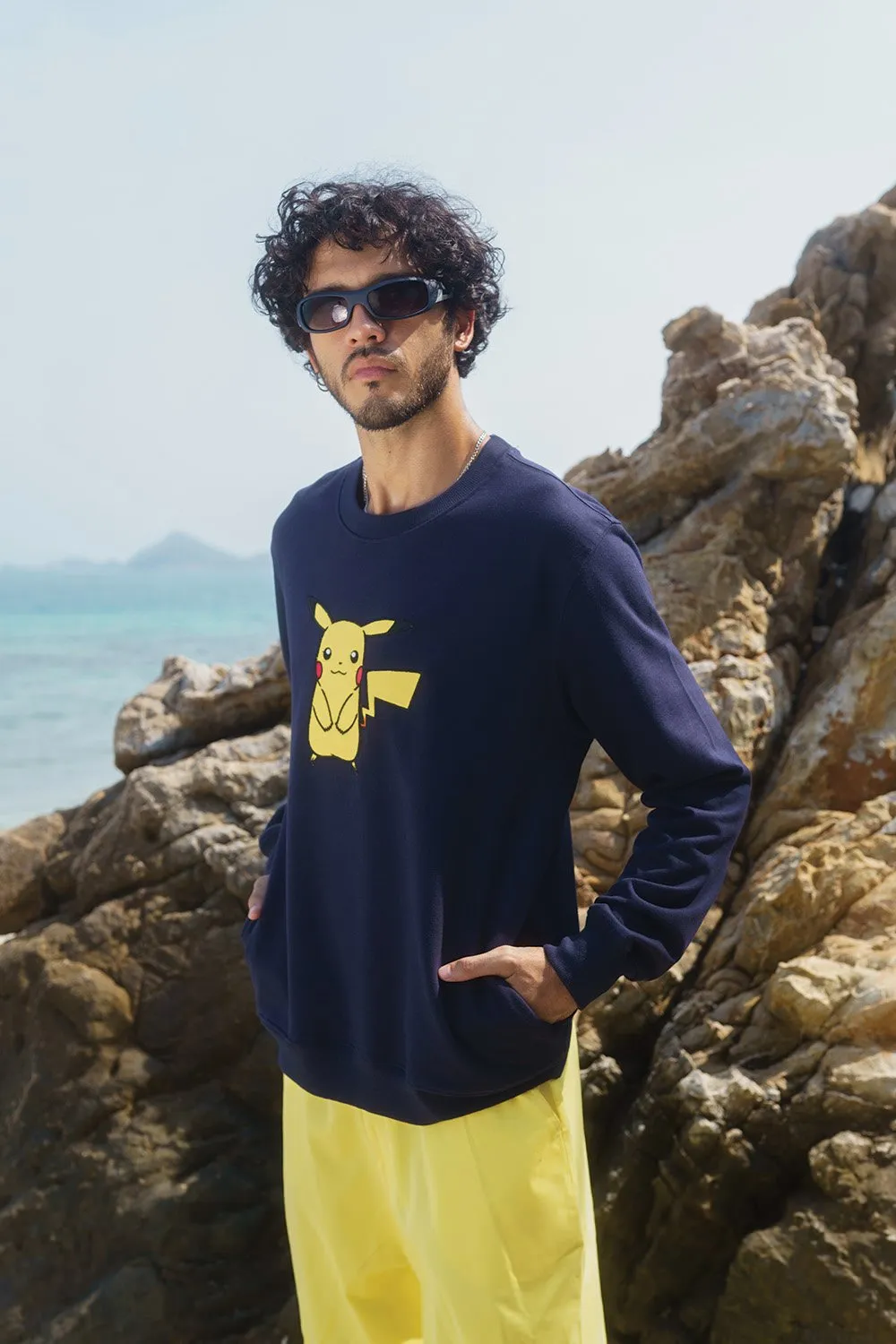 Pika Pika Navy Blue Sweatshirt