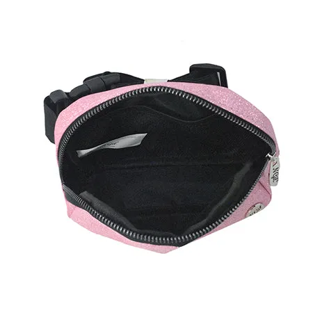 Pink Glitter NGIL Belt Bag