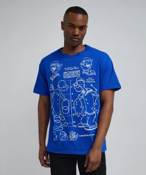 Popeye Short Sleeve Tee - Blue