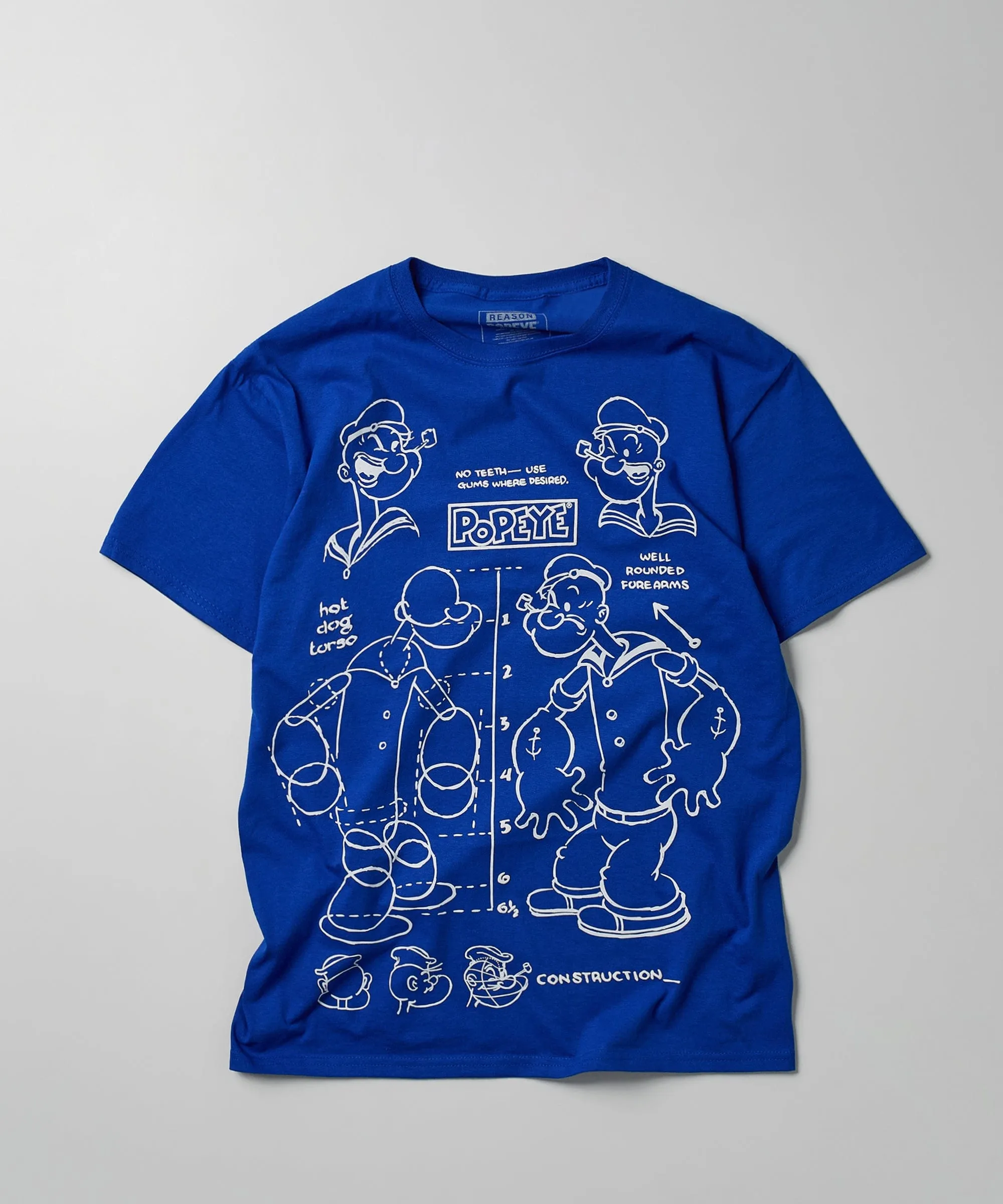 Popeye Short Sleeve Tee - Blue