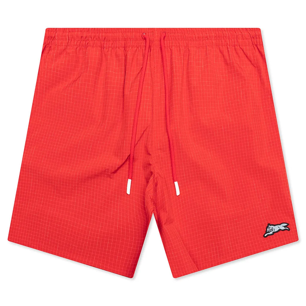 Pyramid Shorts - Fiery Red