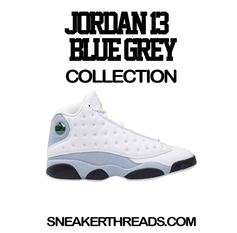 Retro 13 Blue Grey Shirt - St. micheal - Light Blue