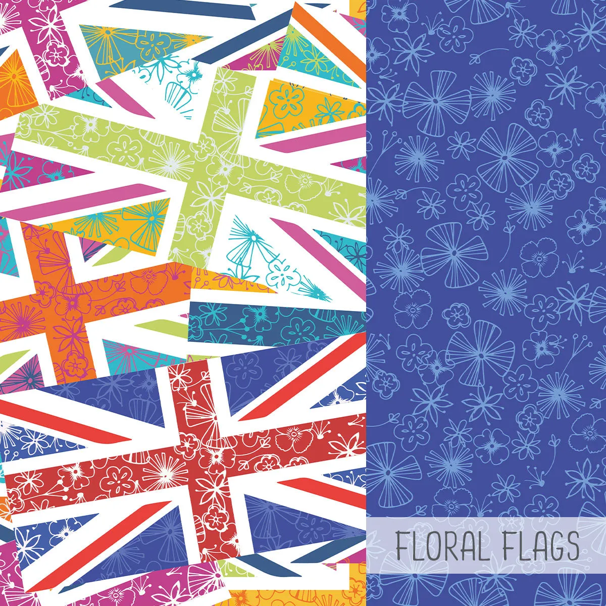 Sale Skort | Floral Flags