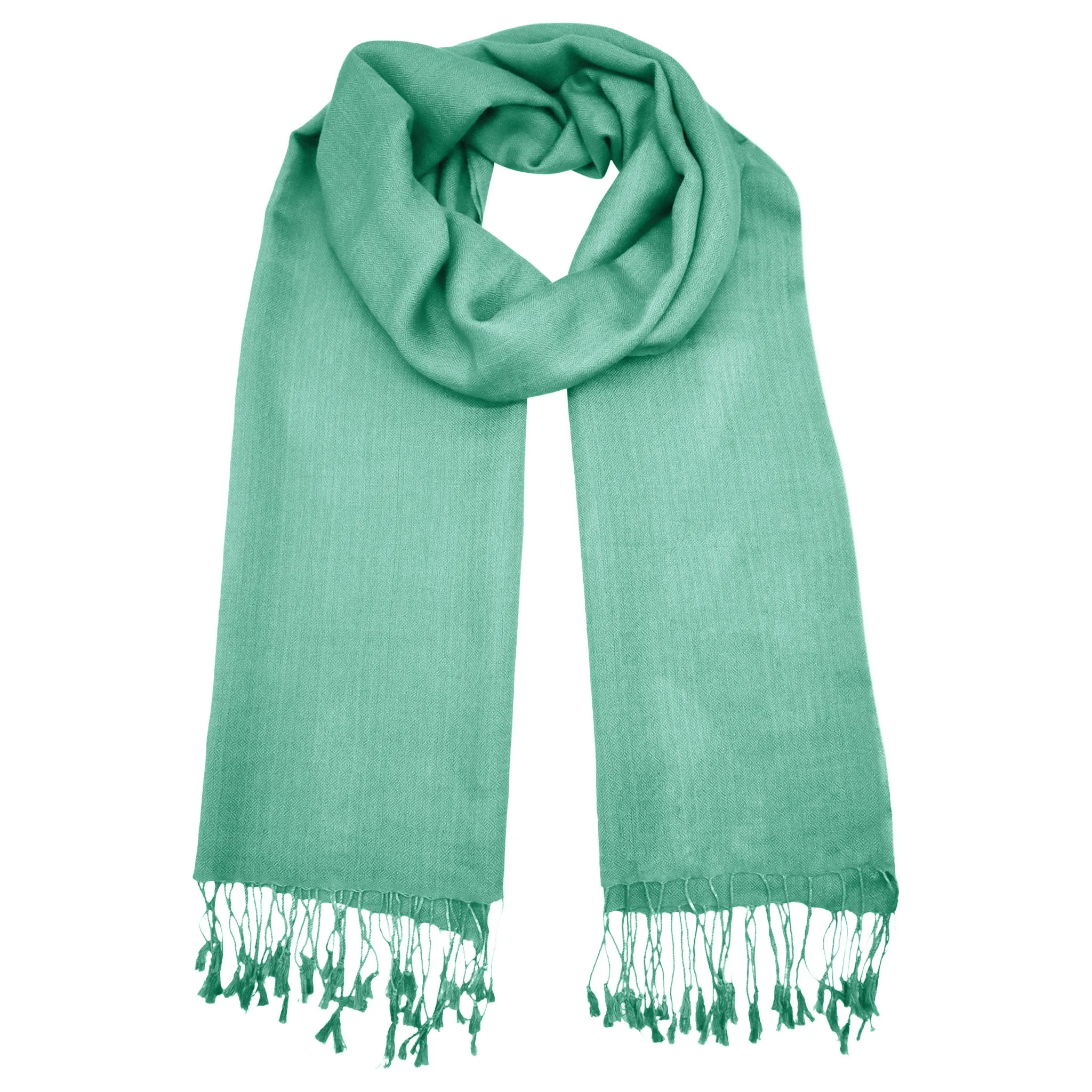 Silk/Wool Stole - Sea Green