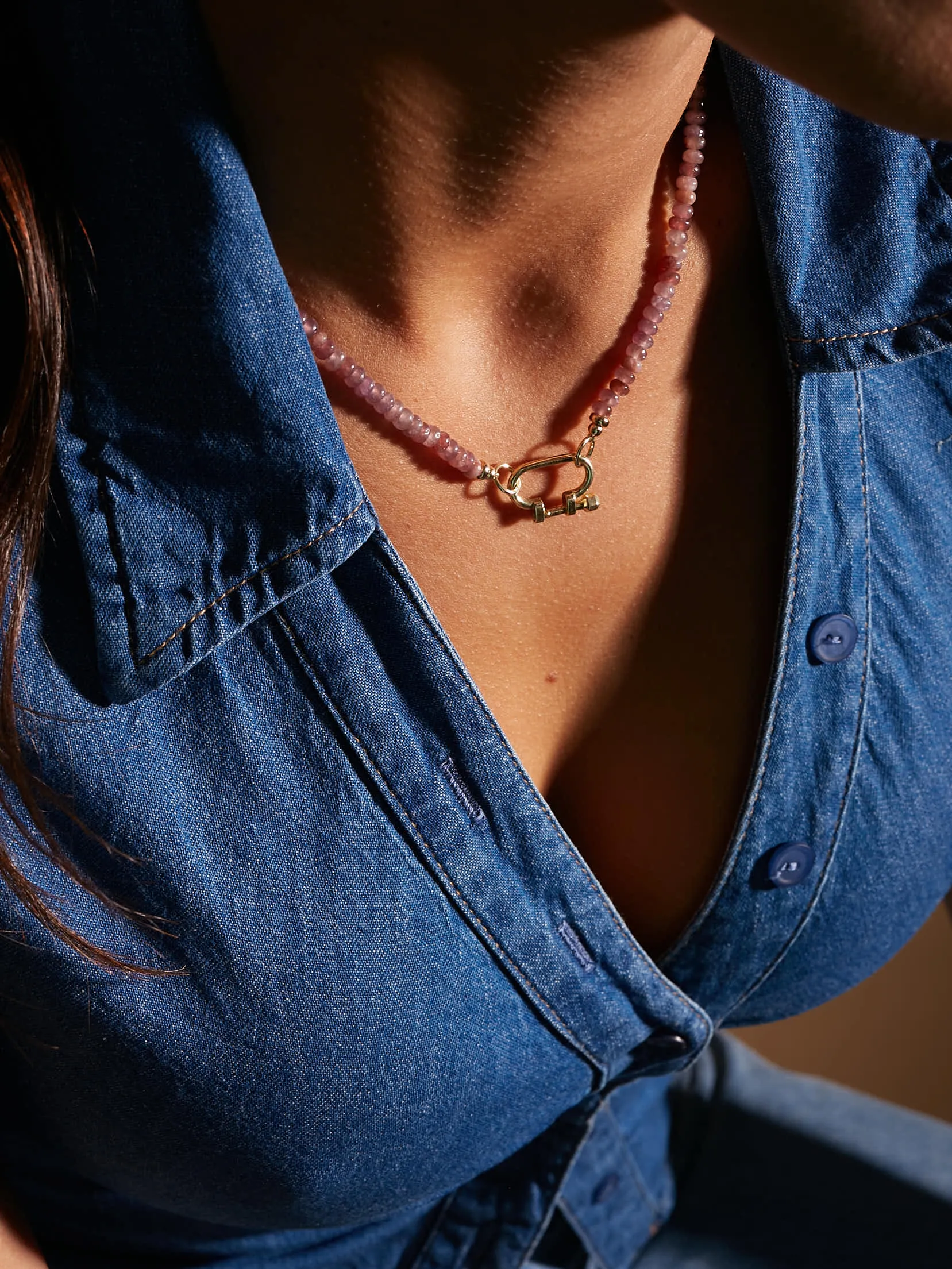 Smooth Pink Necklace