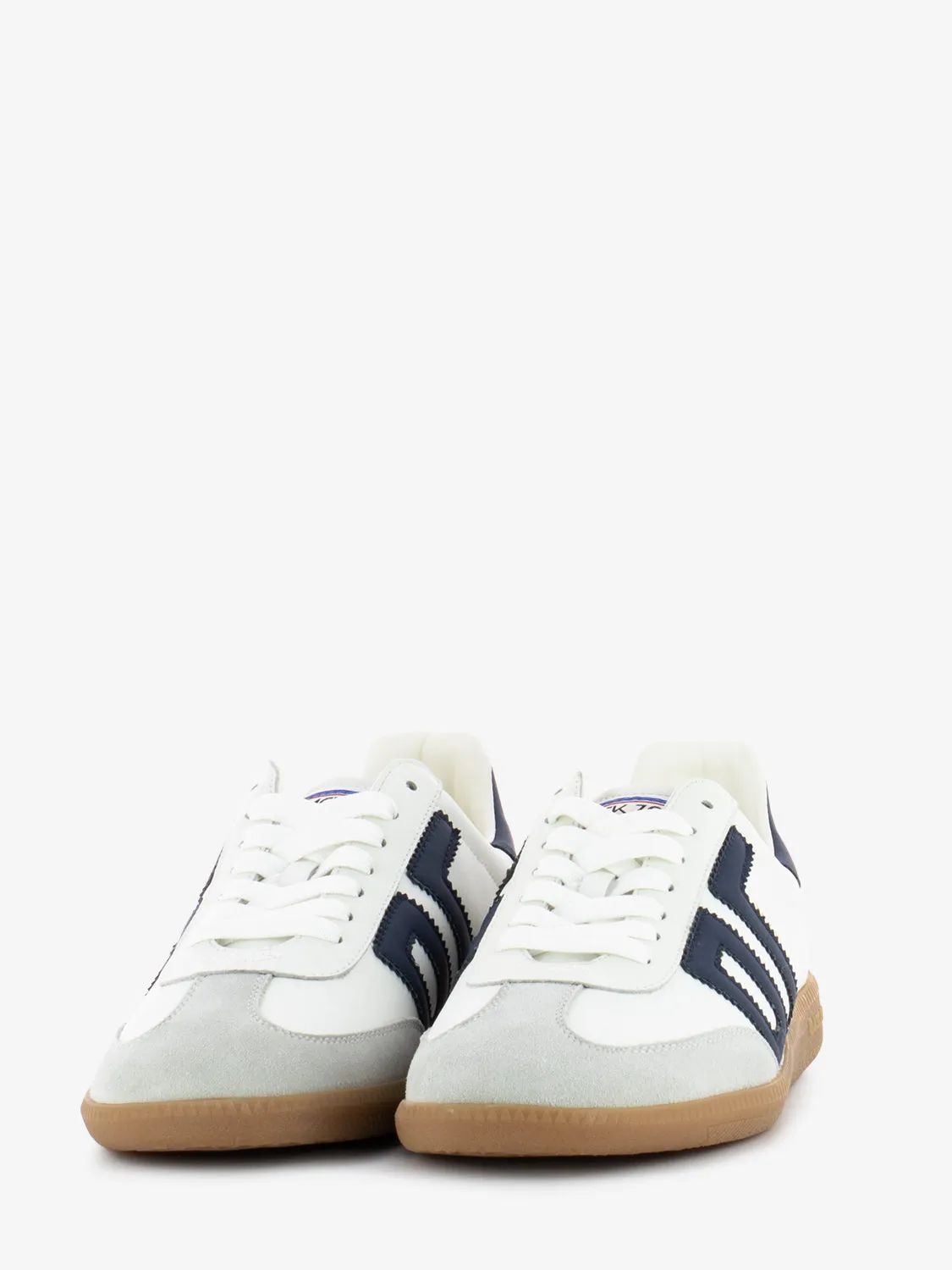 Sneakers Cloud 03 leather blue / white