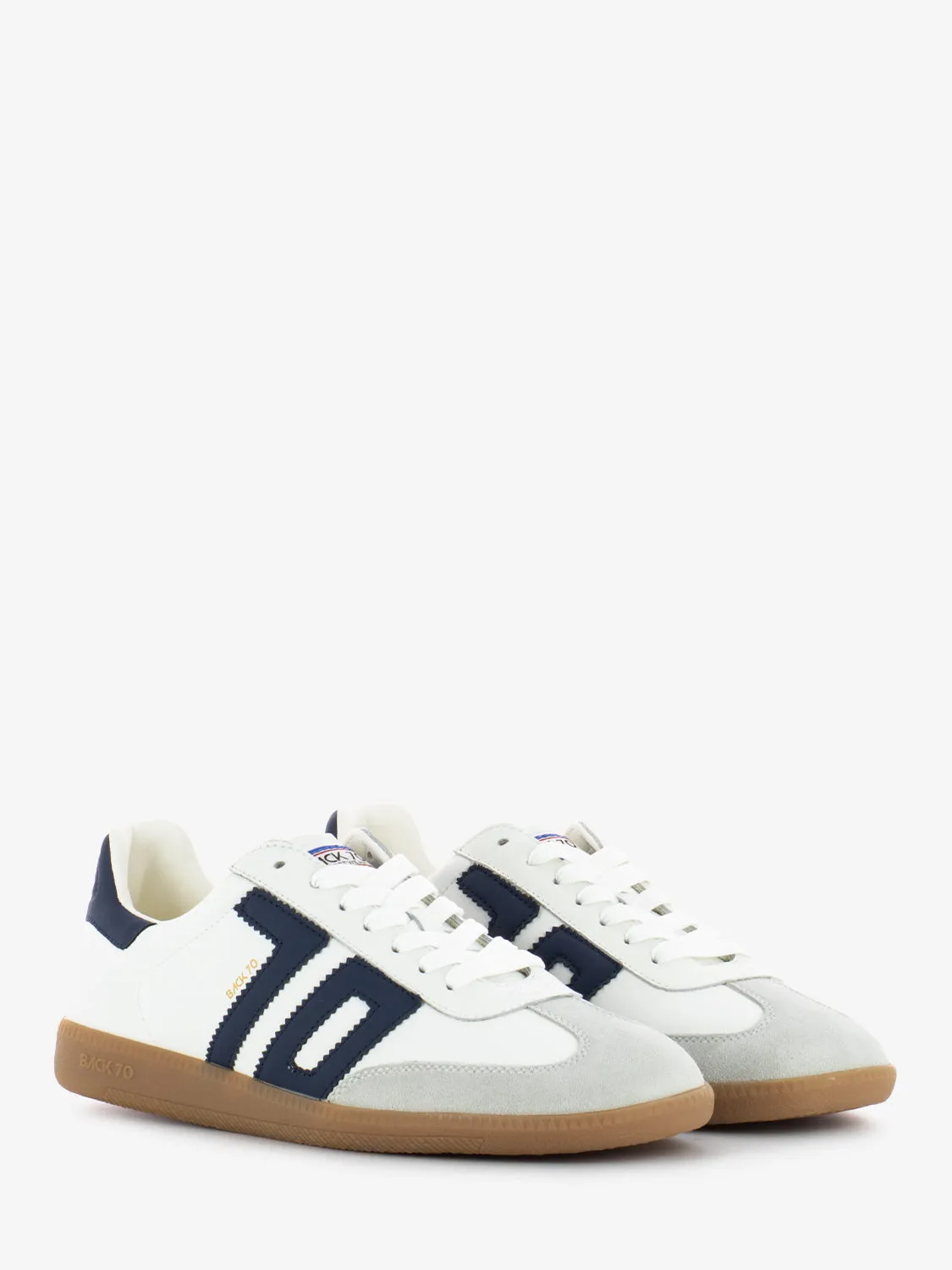 Sneakers Cloud 03 leather blue / white