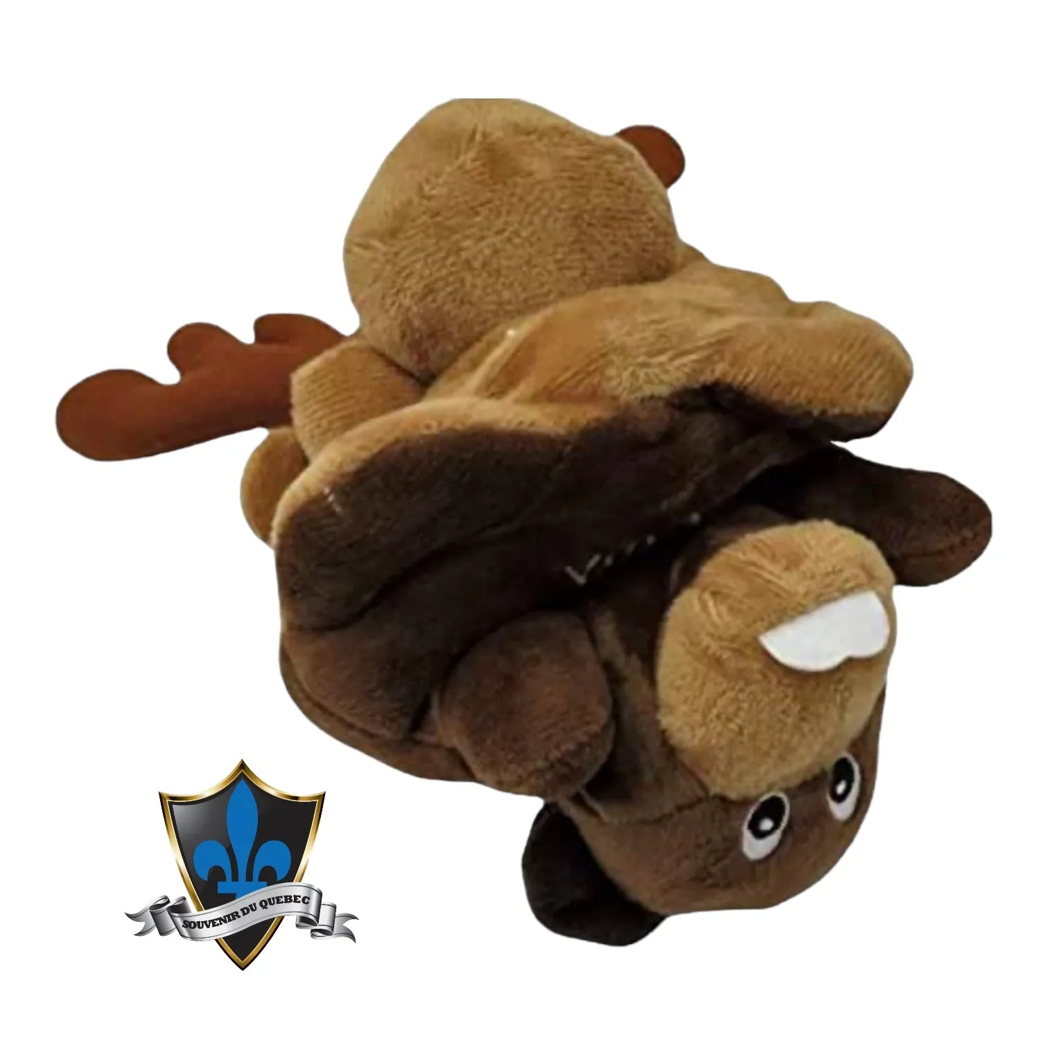 Souvenir Plush Stuffed animal reversible moose and beaver.