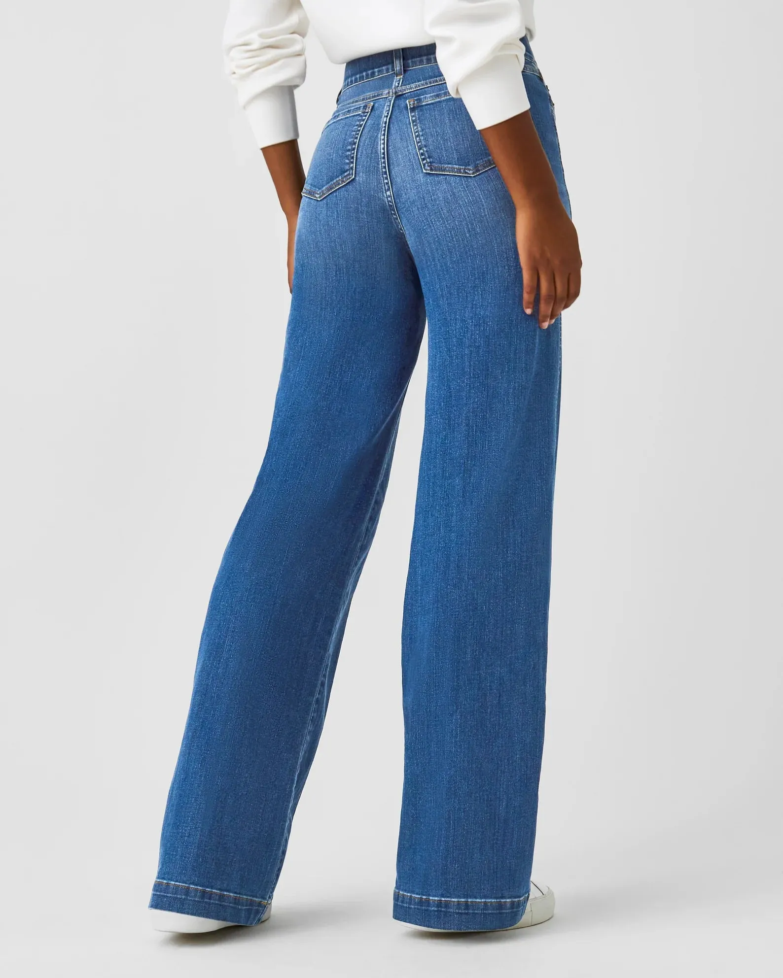 Spanx Front Seam Wide Leg Jean