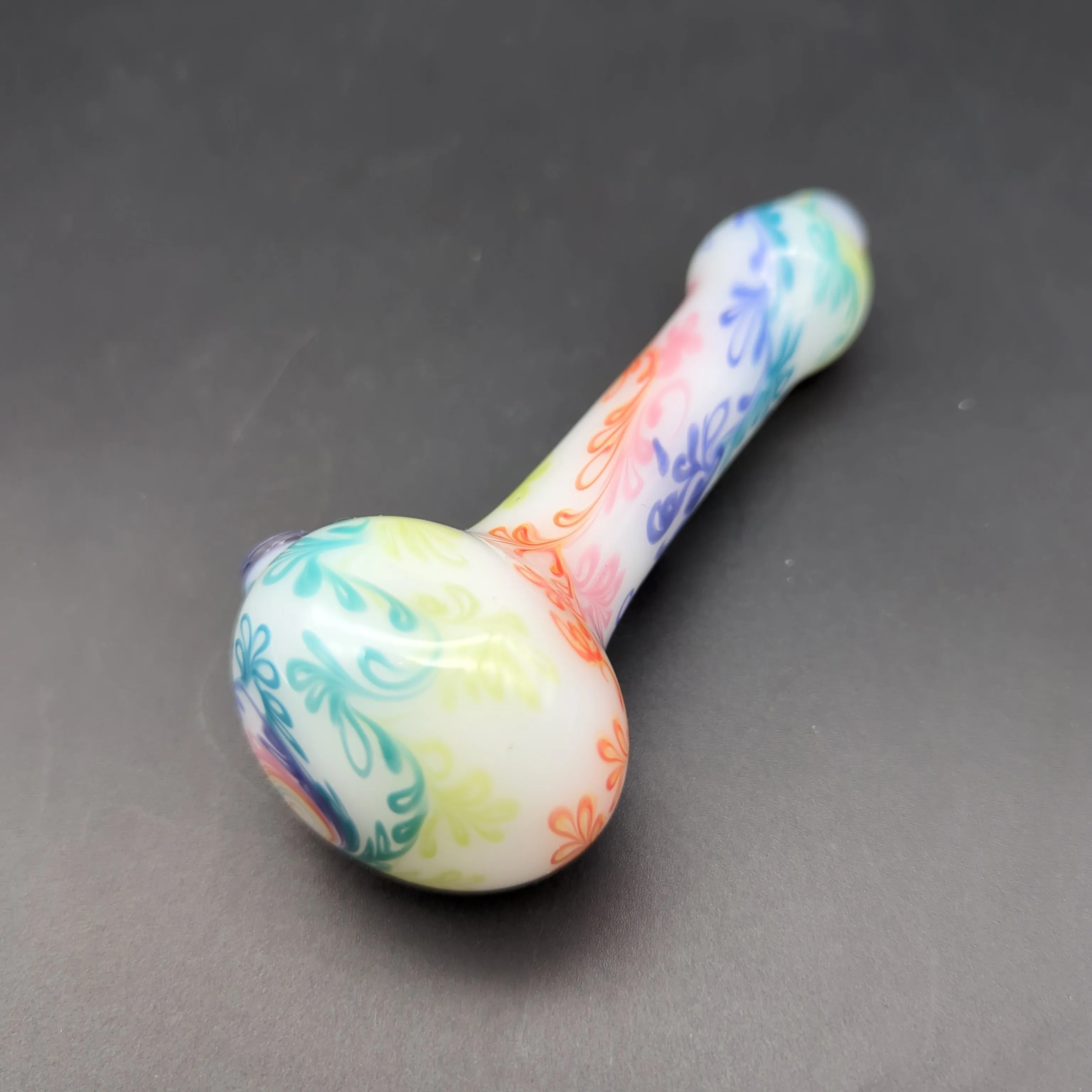 Sqwash Glass 5 Flower Pattern Hand Pipes