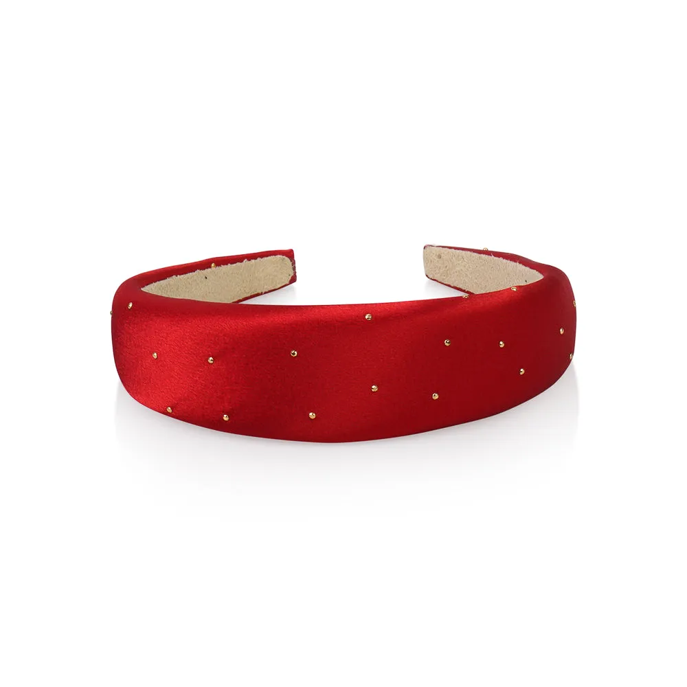 STUDD ELEVATED PUFF HAIRBAND