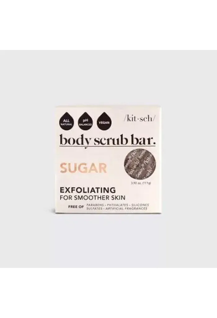 Sugar Exfoliating Body Scrub Bar