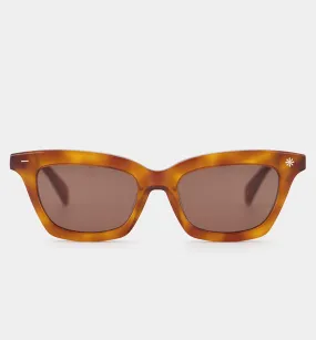 Sunseeker Acetate Sunglasses | Honey Tort with Brown Lens