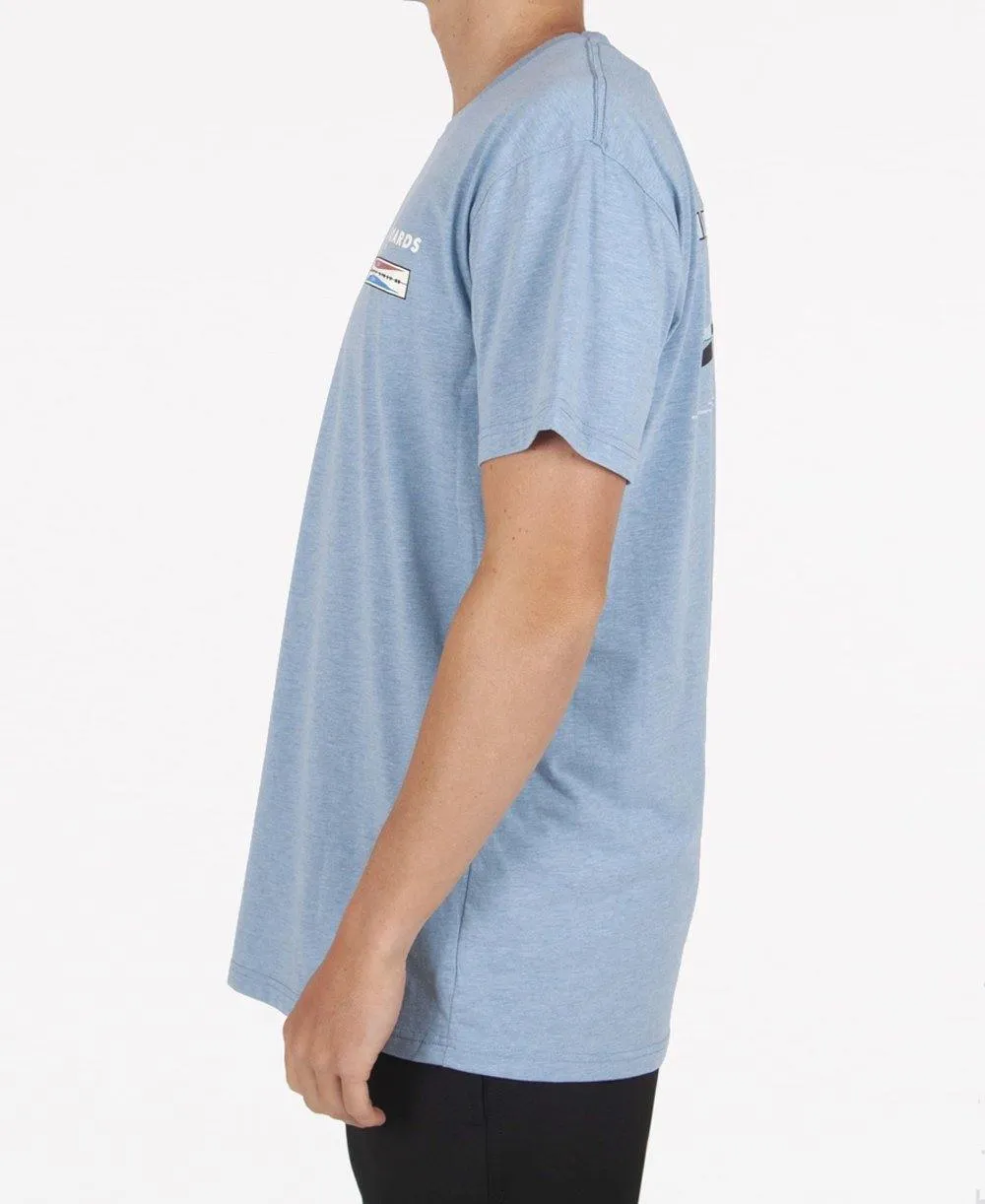 The Big Three Tee | Sea Blue Marle