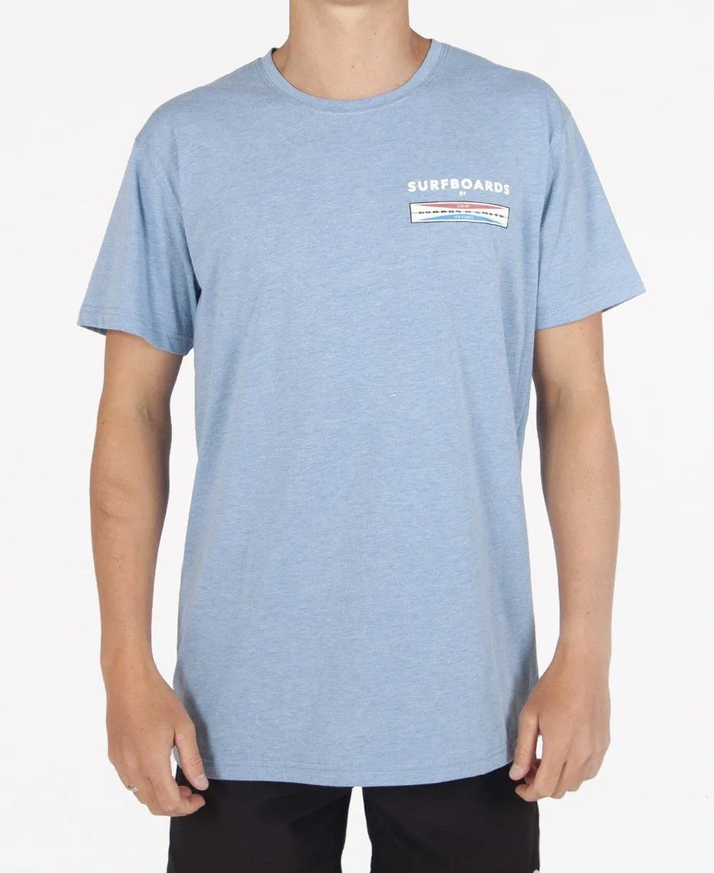 The Big Three Tee | Sea Blue Marle