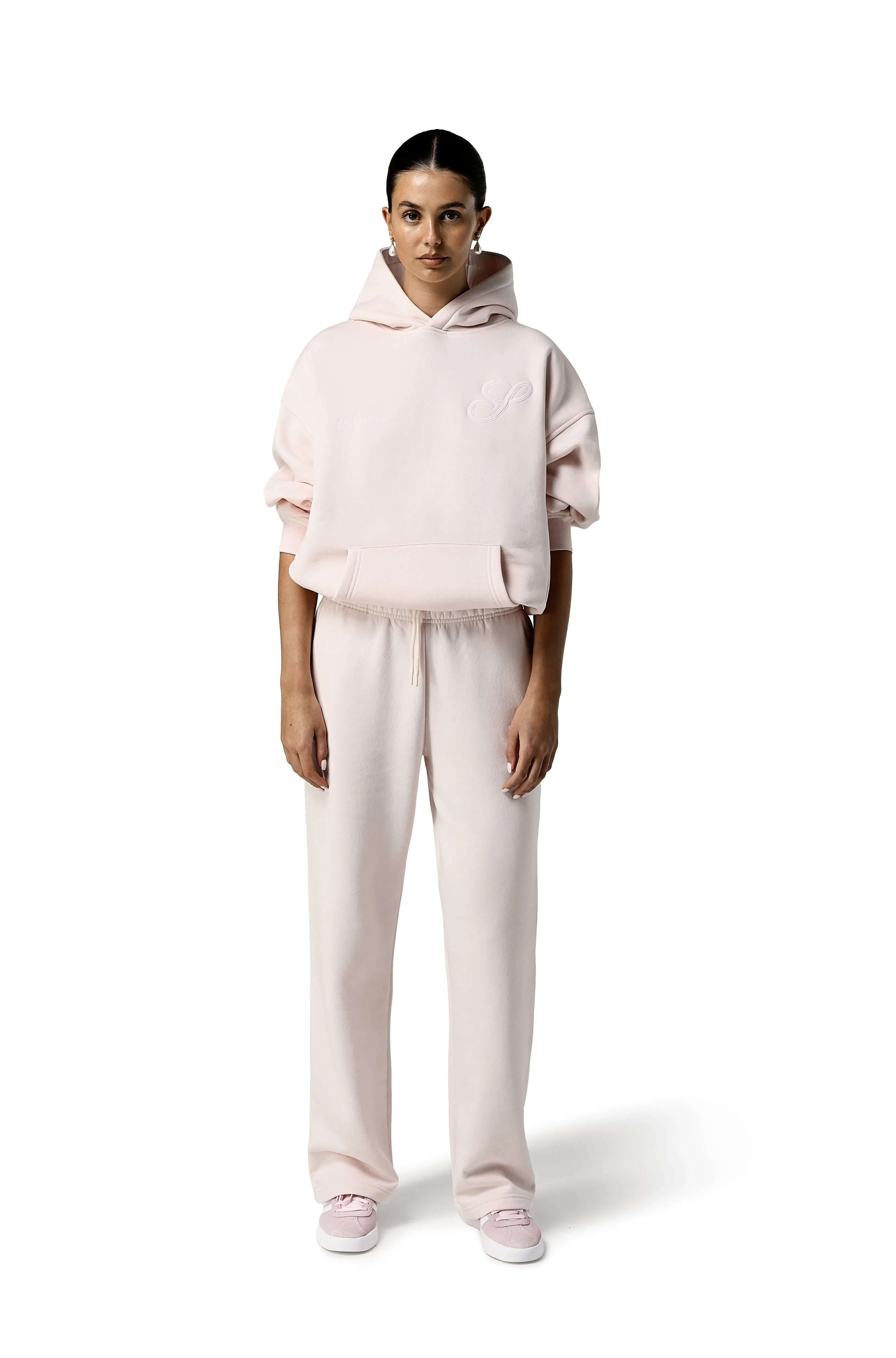 Trademark Wide Leg Sweatpants in Bunny