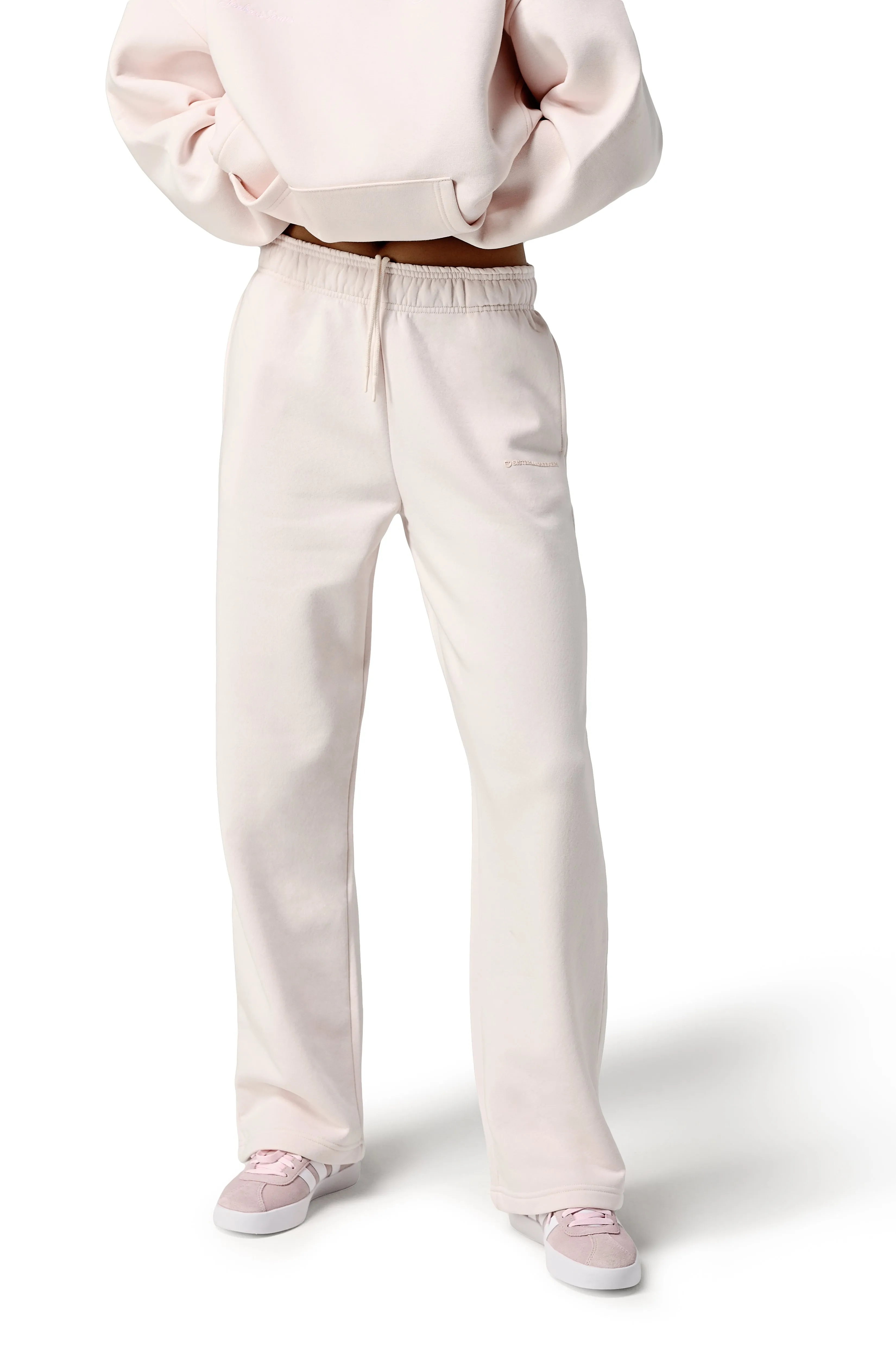 Trademark Wide Leg Sweatpants in Bunny