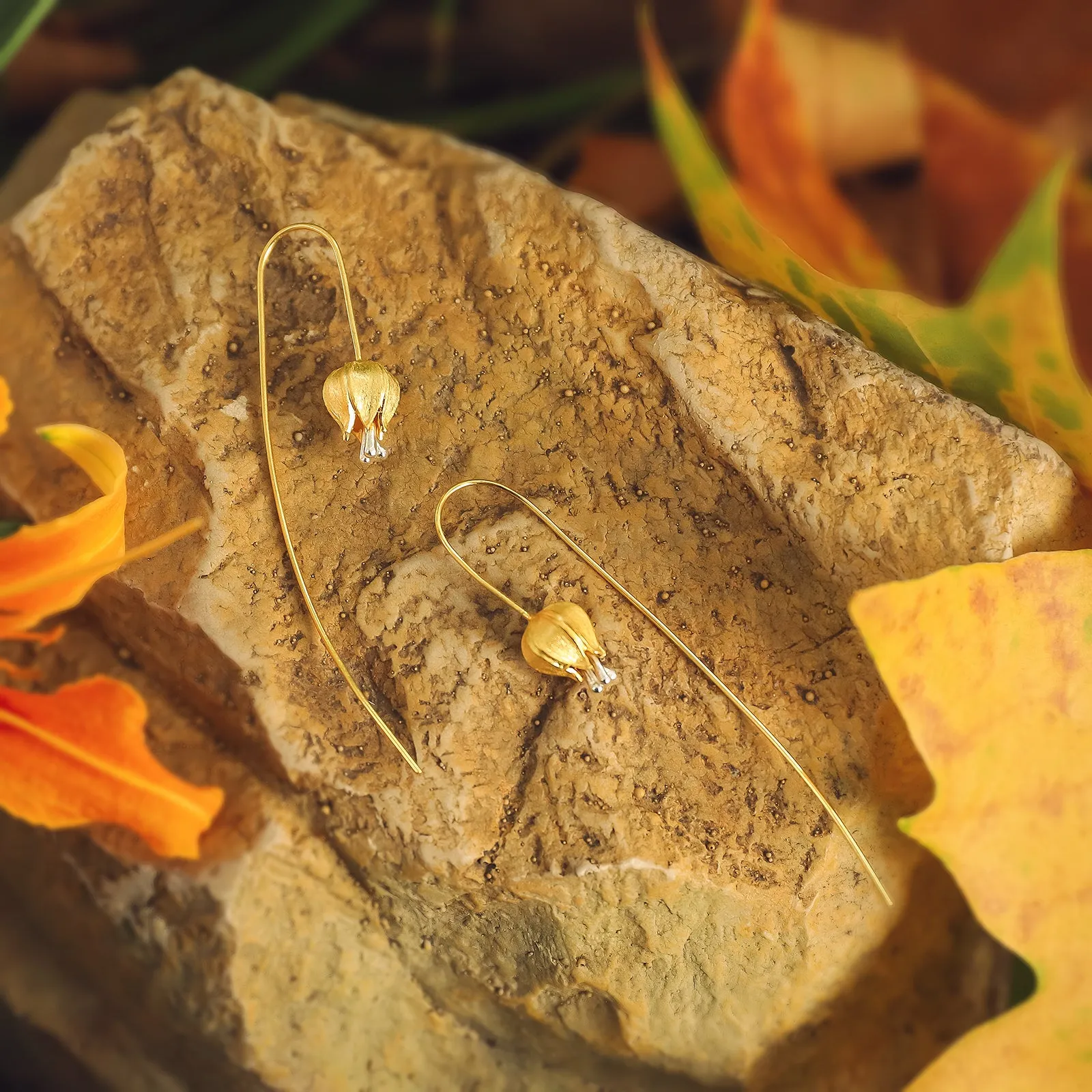 Tulip Hook Earrings