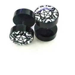 Unisex Pentagram Earrings