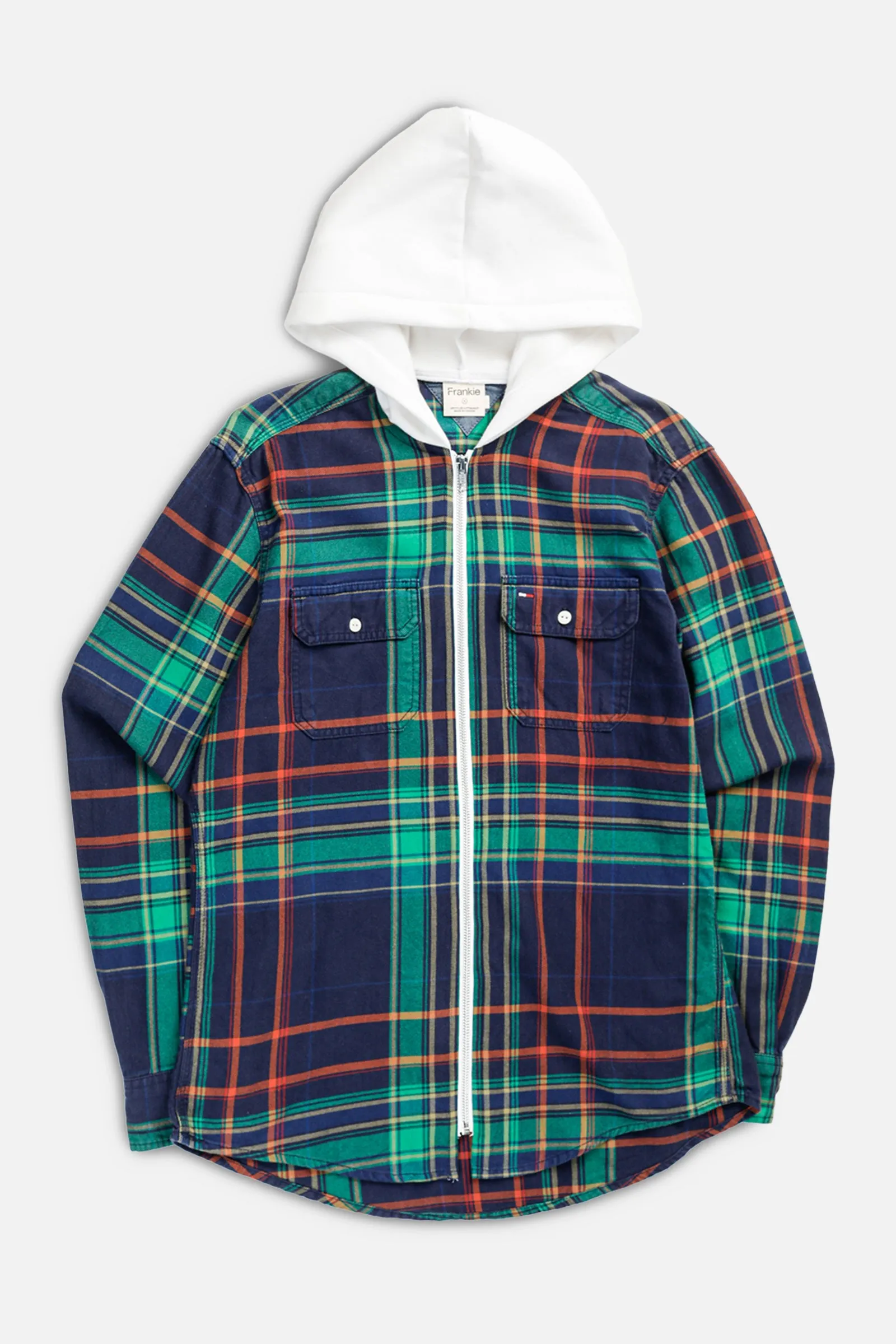 Unisex Rework Hooded Flannel - S