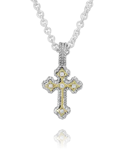 VAHAN Diamond Cross Pendant