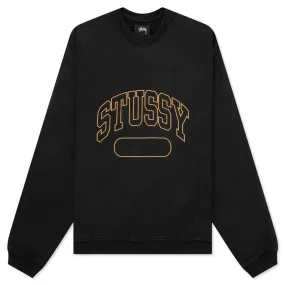 Varsity Oversized Crew - Black