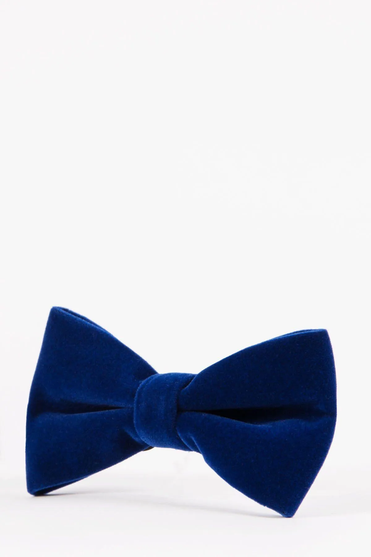 VELVET - Electric Blue Velvet Bow Tie